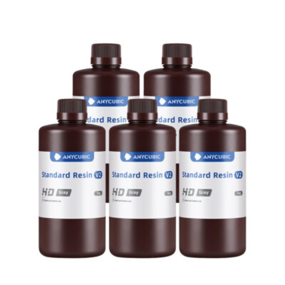 ANYCUBIC 405nm UV Resina HD Gris Standard Grey UV Resin LCD Impresoras 3D