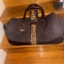 DVF Diane Von Furstenberg Animal Print Roller carry on Luggage Bag