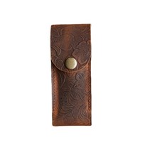 Horizontal Carry sheath with belt loop made to fit Buck 112 folding hunter, c...