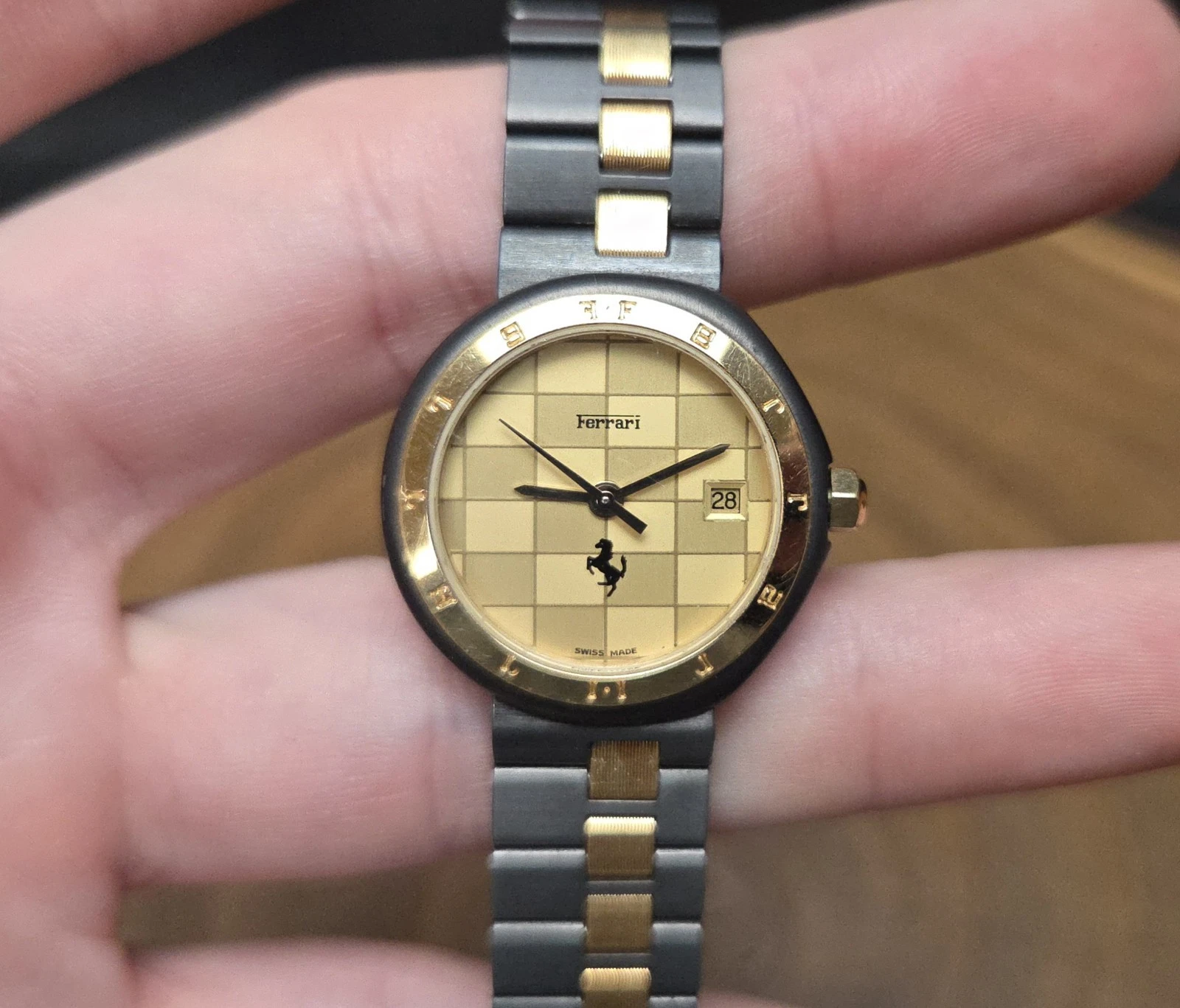 Cartier — Ferrari Formula Cartier Watch 26mm Ladies Two Tone Boxed Prancing Horse L00SA