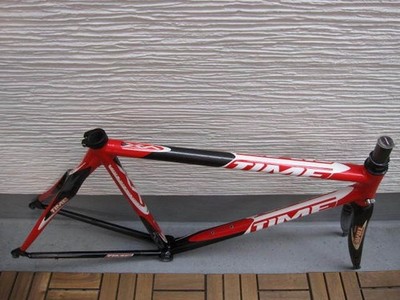Time VX Special Pro Carbon Road Bike Frame Red Black Size 52 | eBay