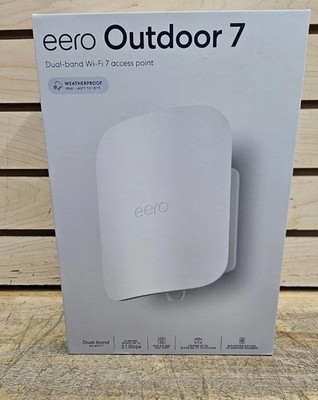 eero Outdoor 7 Mesh WiFi Router - SN10111 - Brand New & Sealed with AC adapter