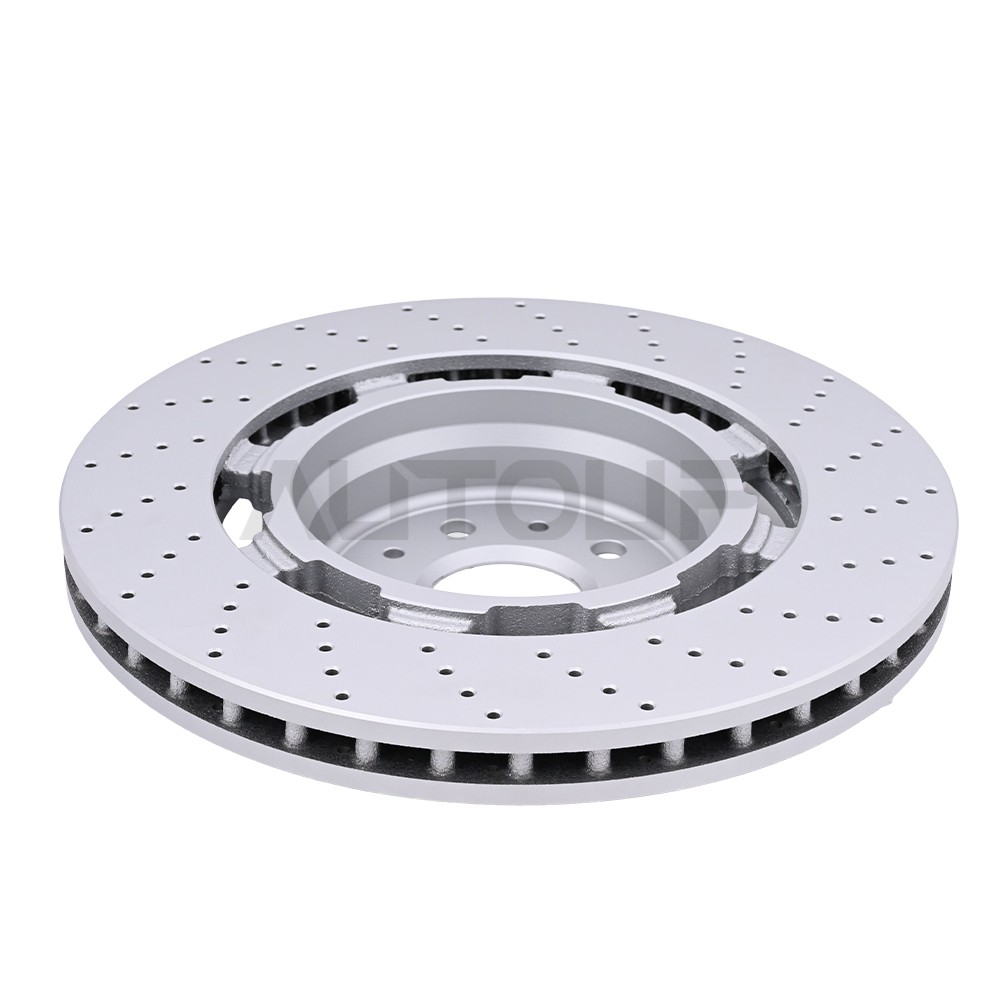 For Maserati Granturismo Quattroporte GranCabrio 235318 Front Brake Rotors Set