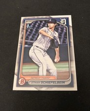 2024 ETHAN SCHIEFELBEIN BOWMAN DRAFT PAPER #BD-7 (TIGERS)