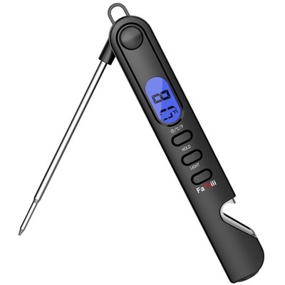 Famili IC6018 3-in-1 Instant Read Meat Thermometer Flashlight Bottle OpenerGrill