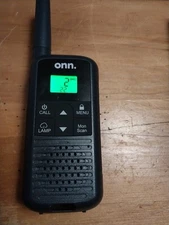 Onn. 16 Miles Walkie Talkies 2 Pack Two Way Radios, LED Light,