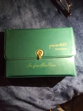 Guardsman Cavalier 400 Shoe Care Kit with Brushes, Polish & Green Case