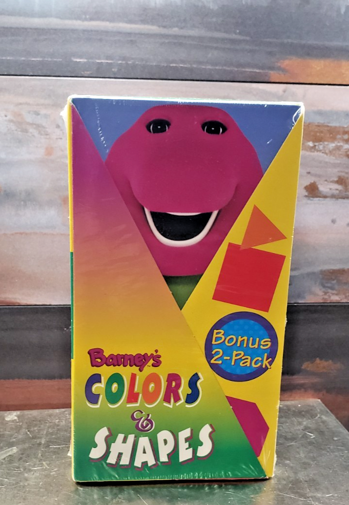 バーニーズ2　字幕版VHS Barney - Barneys Colors Shapes (VHS, 1997, 2-Tape Set) for sale