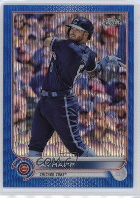 2022 Topps Chrome Blue Wave Refractor 21/75 Ian Happ #199 0q3