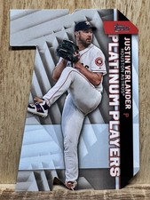 2021 Topps - Topps Platinum Players Die-Cuts Justin Verlander #PDC-17 - Astros