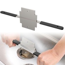 Waste Drain Tool for 3 Tier Sink in Commercial Kitchens, Silvery, Twist and L...