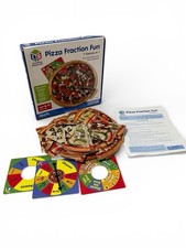 Learning Resources Math Pizza Fraction Fun Game 7 Games in 1 Homeschool Study