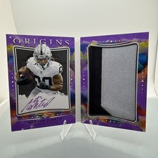 2025 Panini Origins FOTL Ashton Jeanty Rookie Booklet Patch Auto /23 Raiders RC