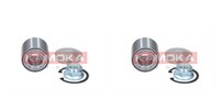 Kamoka 2X Radnabe Radlagersatz Hinten FüR Dacia Sandero Ii Renault Clio Iii