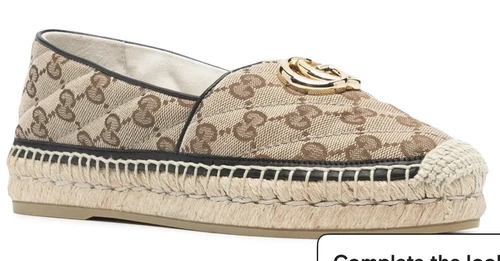 élégantes et belles espadrilles GUCCI Supreme