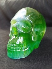 Skull Resin Handmade Statue Gothic Pagan Wiccan Ornament Gift Idea