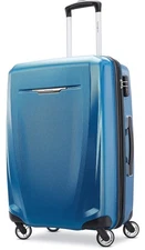 SAMSONITE WINFIELD 3 DLX HARDSIDE EXPANDABLE LUGGAGE SPINNERS, 25 IN, BLUE/NAVY