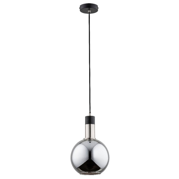 Pendelleuchte Chrom Rauchglas Esstisch Wohnlich E27 L:20 Cm HäNgelampe KüChe-image