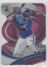2021 Panini Spectra Rookies Neon Pink Prizm Die-Cut 10/35 Sherten Apostel 0v33