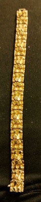 Today And Tomorrow Only 50% Off 14k Yellow Gold Plated Men's  Nugget Bracelet