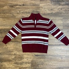 IZOD Sweater Quarter 1/4 Zip Pullover Boy  s 10-12 Mock Turtleneck Winter Clothes