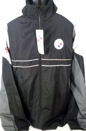 Pittsburgh Steelers-Mens Windbreaker Jacket-Sports Illustrated Promo-Large-NEW image 4