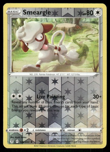 Smeargle 128/203 - Evolving Skies - Reverse Holo Rare NM