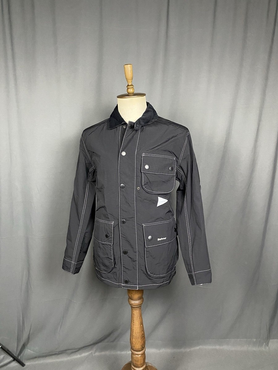MINT! Barbour x and Wander Pivot Men's Black Multipocket Jacket