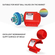 Flanged Ball Valve Lock Adjustable Security Locking Mechanism Flange Ball Valve