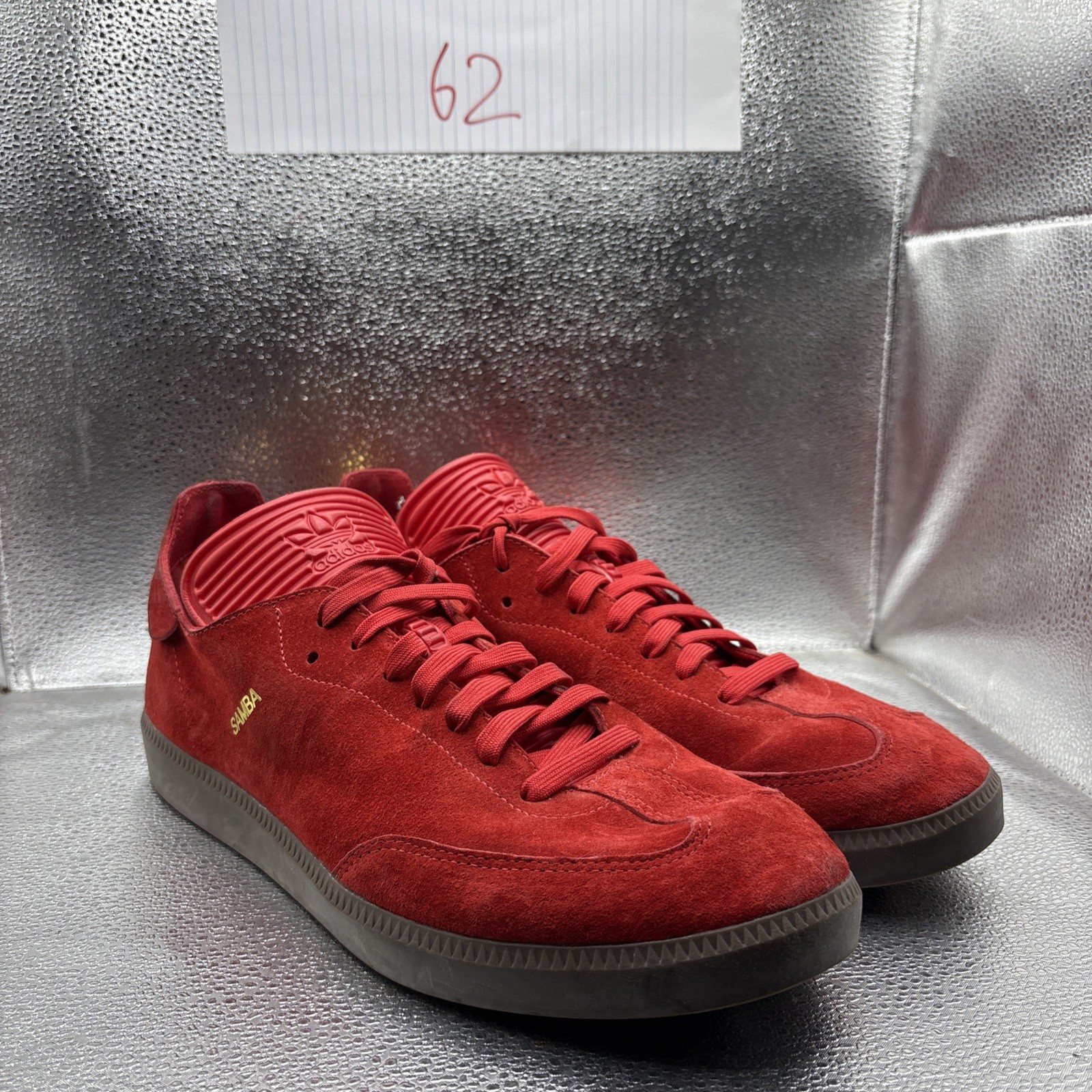 SAOLA Adidas Samba MC Suola in gomma rossa tinta unita Uomo TG 13 Classic D88795