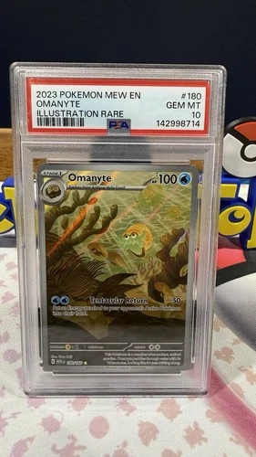 Omanyte 180/165 Sv: Scarlet & Violet 151 Holo PSA 10