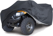 ATV Cover. 420D Heavy Duty Tear-Resistant Fabric. Quad Cover for Kawasaki, Arcti