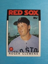 Roger Clemens 1986 Topps Baseball Card # 661 J8653