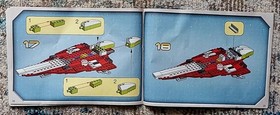 Lego Star Wars #7143 Assembly Manual 2002 Nice Condition