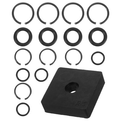  17 Pcs Impact Retaining Ring Clip Wrench Holder Driver Friction Rings