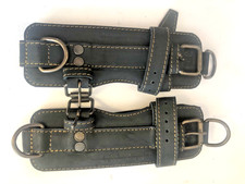 Authentic 1More bodybuilding Weightlifting All Leather Wrist Shackles Adjustable