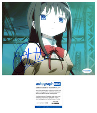 Cristina Vee ‘Puella Magi Madoka Magica’ Signed 8x10 Photo 'Homura Akemi' ACOA