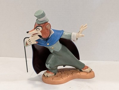 WDCC Pinnocchio Felonious Fox Foulfellow Disney Duos 2003 Boxed With COA