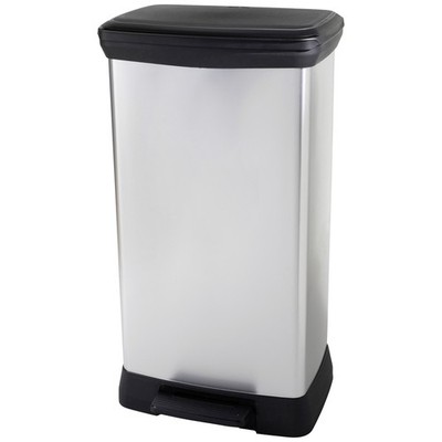 Curver Deco bin metalics 254620 Mülleimer 46 l  (B x H x T) 407 x 749 x 307 m...