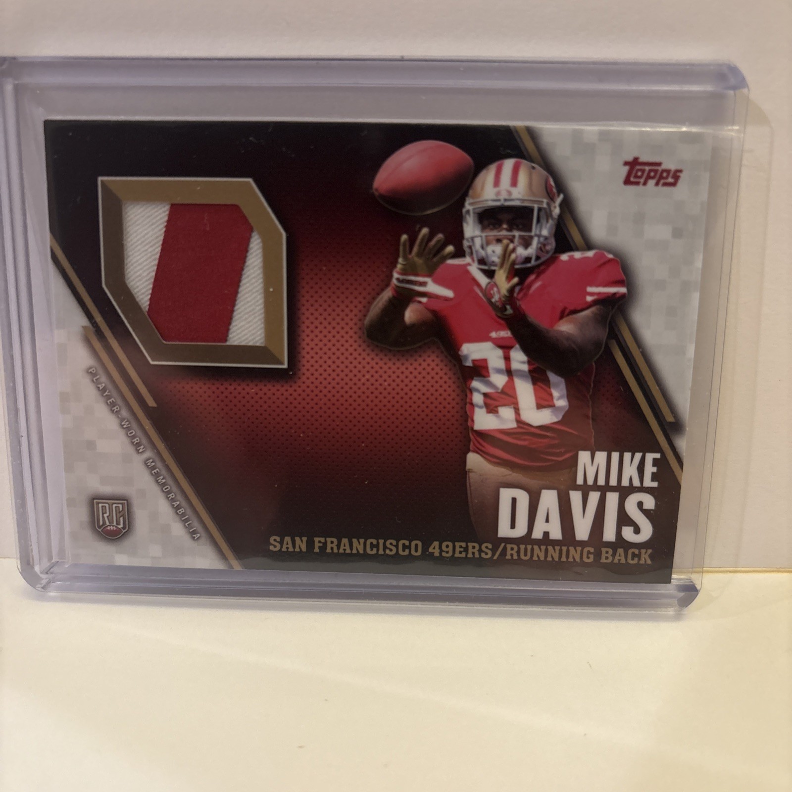 Mike Davis Topps Rookie Patch #TRPMD Base