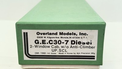 Overland Models HO UP GE C30-7 2-Window Cab, w/o Anti- Climber OMI-1968 Diesel