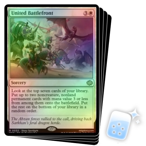 foil-united-battlefront-x4-tarkir-dragonstorm-tdm-magic-mtg-mint-card