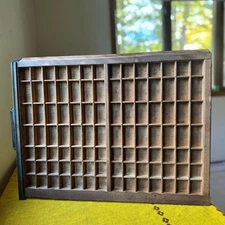 Vintage Letterpress Printers Tray #168