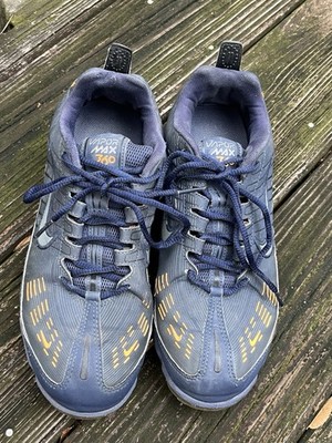 Nike Vapormax 360 Obsidian Navy Blue & Orange Shoe Men's Size 9.5