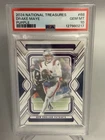 2024 National Treasures Football Drake Maye Purple /75 PSA 10