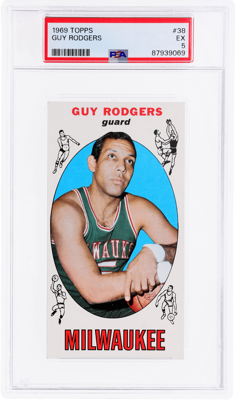 1969 Topps Guy Rodgers #38 PSA 5
