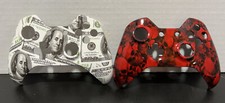 Lot of 2 - Red Skulls  Money Xbox Controller Cover Protector