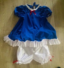 Unique raggedy ann costume medium child. 3 pieces included. Sequin collar