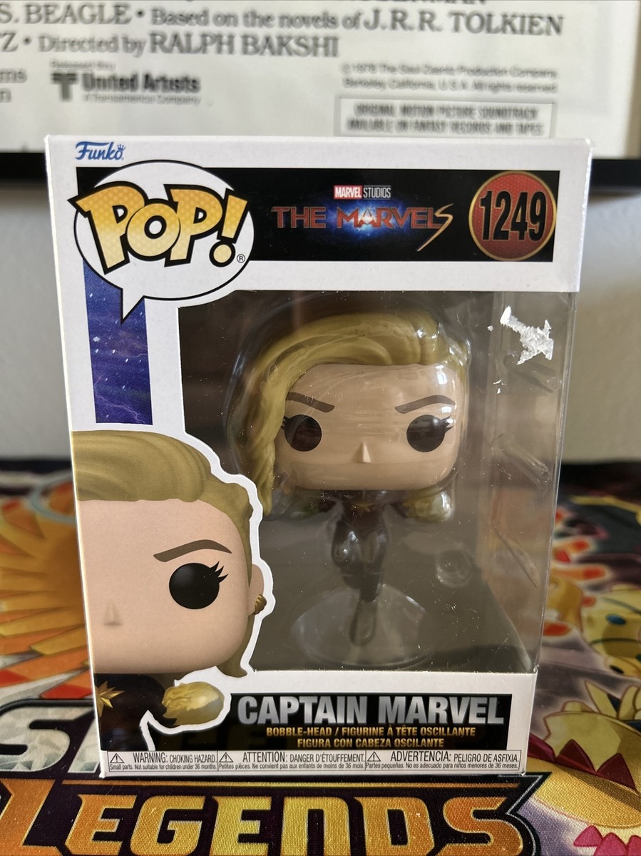 Funko Pop! Bobble-Head The Marvels - Captain Marvel Vinyl Figure
