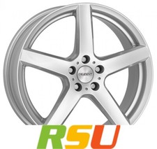 Dezent TY silver 7x16" ET48 LK5 108 ML 70.1 Alufelgen 16 Zoll